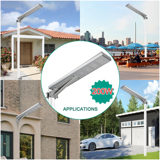 Sol Power Solar Street Light 100W 150W 200W