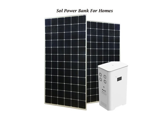 Sol Power Bank for Residential House and Commercial Building (Good for reduce electricity bill)